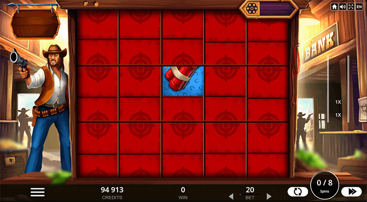 Spinning the reels in the mini-game
