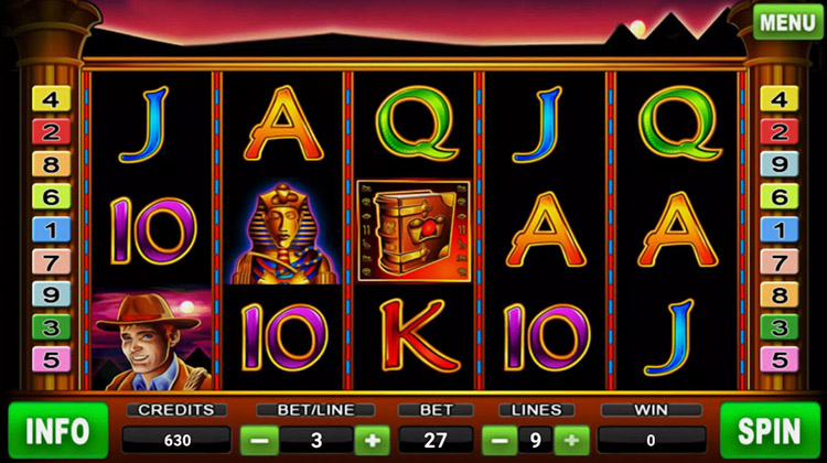 The slot has a simple, classic interface