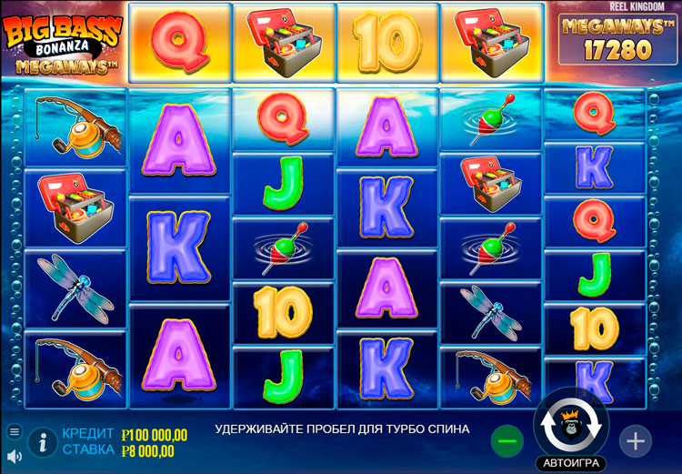 Big Bass Bonanza Megaways slot design