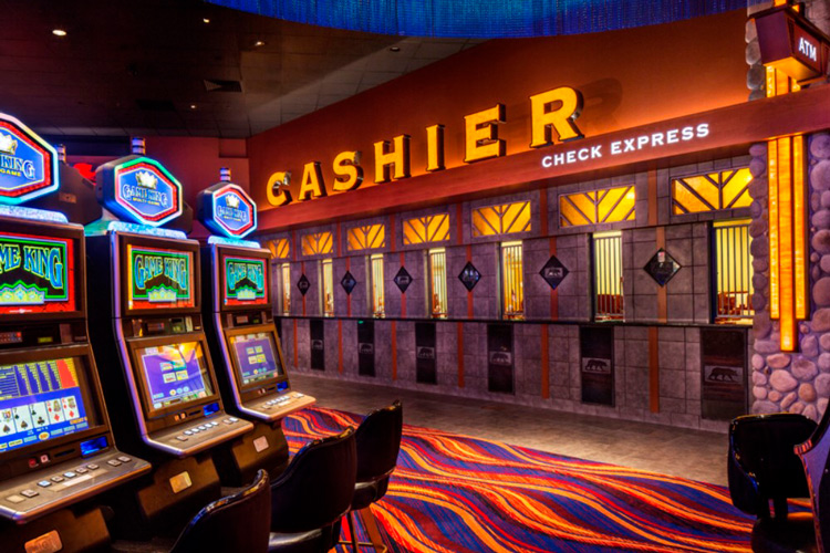 Cashier's office in a U.S. casino